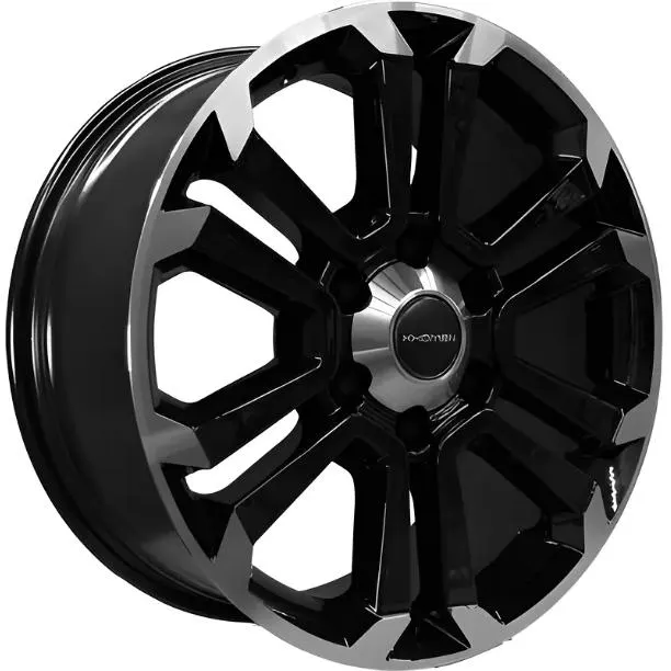 Диски Khomen KHW 1817 7.5x18 6*139.7 ET30 DIA106.1 Black-FP Литой