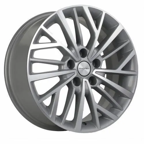 Диски  Khomen KHW 1717 7x17 5*114.3 ET37 DIA66.6 F-Silver-FP Литой купить 