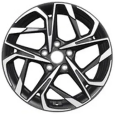 Диски  Khomen KHW 1716 7x17 5*114.3 ET45 DIA66.1 Black-FP Литой купить 