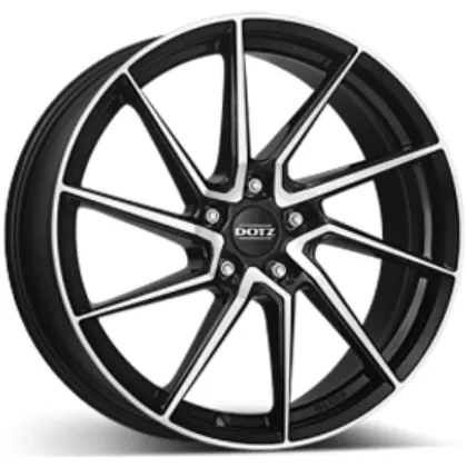 Диски  Dotz Spa dark 7.5x17 5*114.3 ET38 DIA71.6 BFP Литой купить 