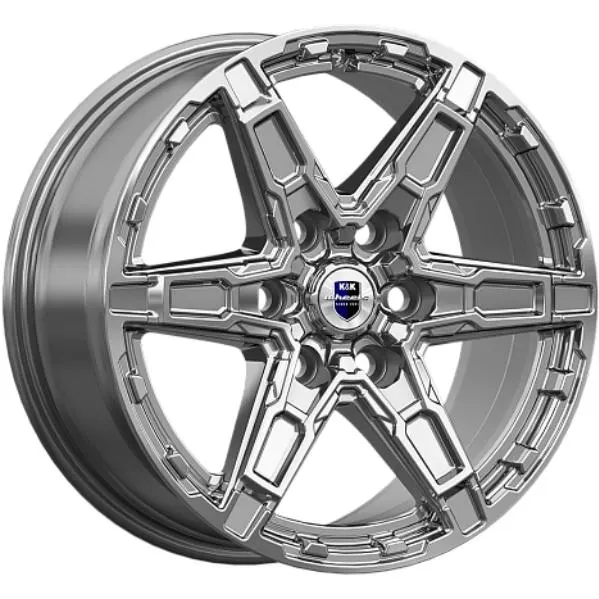 Диски K&K Дистрикт 8x18 6*139.7 ET42 DIA75.1 Дарк платинум Литой