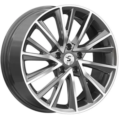 Диски  K&K KP010 7.5x18 5*112 ET40 DIA57.1 Diamond gloss graphite Литой купить 