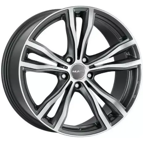 Диски  MAK X-Mode 9x20 5*112 ET35 DIA66.6 Hyper Black Face Polished Литой купить 