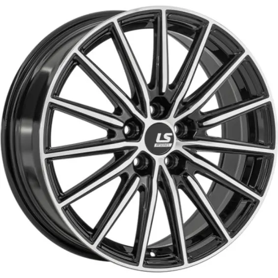 Диски LS FlowForming RC93 7.5x18 5*108 ET33 DIA65.1 BKF Литой