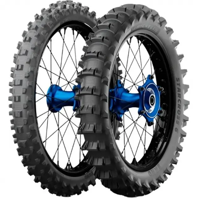 Летние мотошины Michelin Starcross 6 Sand 110/90 R19 62M Задняя Кросс