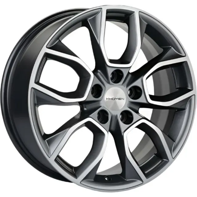Диски Khomen KHW 1713 7x17 5*114.3 ET53 DIA67.1 Gray-FP Литой
