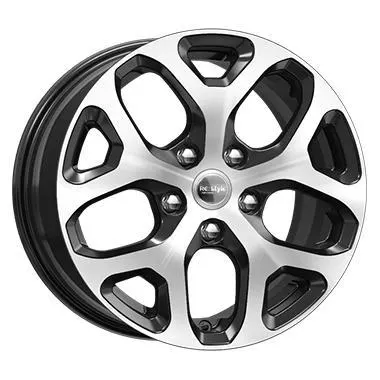 Диски  K&K КС869 6.5x16 4*100 ET43 DIA60.1 Алмаз черный Литой купить 