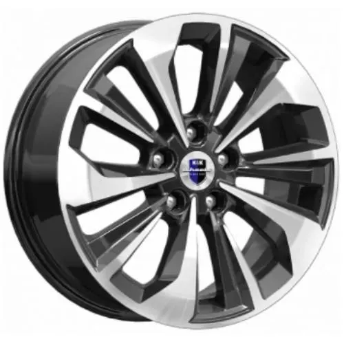Диски  K&K Авиор 7x17 5*114.3 ET35 DIA67.1 Алмаз черный Литой купить 