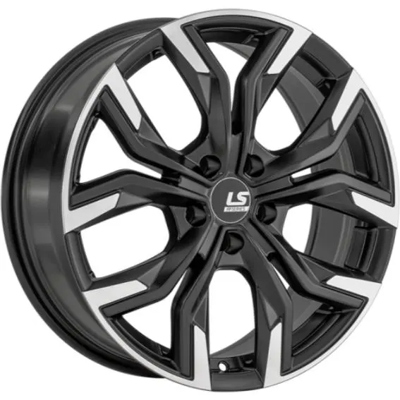 Диски LS FlowForming RC92 7x17 5*120 ET50 DIA65.1 BKSF Литой