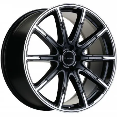 Диски  Khomen KHW 2102 9.5x21 5*112 ET45 DIA66.6 Black-FP Литой купить 