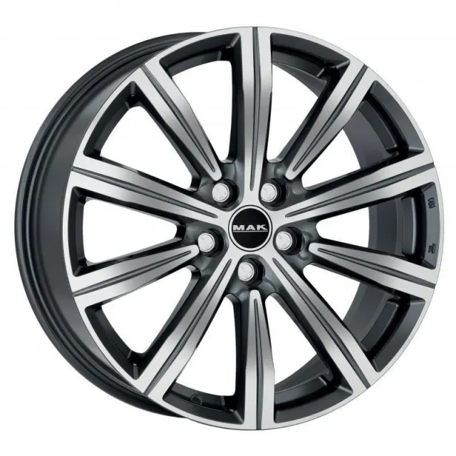 Диски MAK Birmingham 9.5x22 5*108 ET40 DIA63.3 Gunmetal Mirror Face Литой