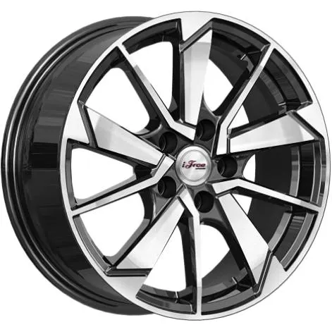 Диски  iFree Зиплайн 6.5x16 5*108 ET35 DIA67.1 Блэк Джек Литой купить 