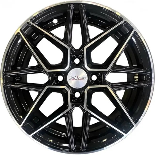 Диски X'trike X-148 6x15 4*100 ET46 DIA54.1 BKFP Литой