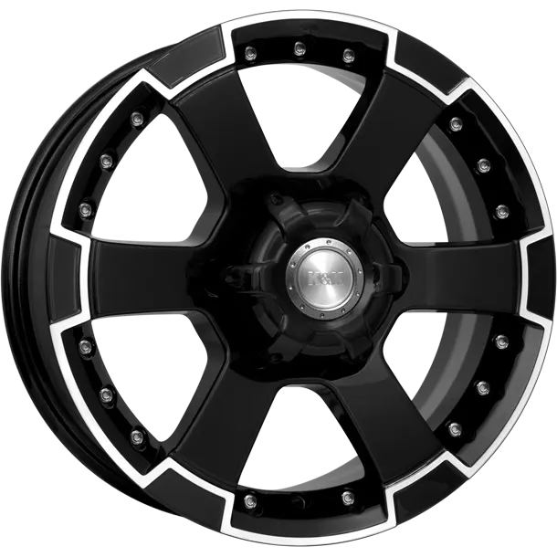 Диски K&K M56 7x16 6*139.7 ET30 DIA93.1 Алмаз черный Литой