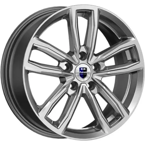 Диски K&K Каланг 6.5x17 5*139.7 ET40 DIA98.1 Дарк платинум Литой