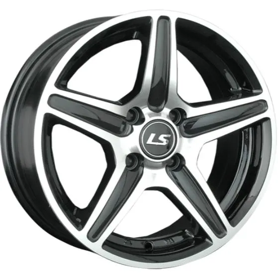 Диски LS 345 7x16 4*108 ET27 DIA65.1 BKF Литой