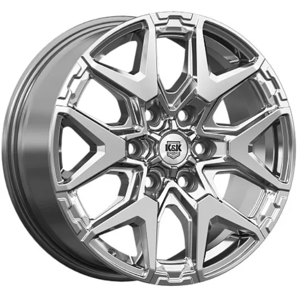 Диски K&K Гангут 7.5x18 6*139.7 ET60 DIA95.1 Дарк платинум Литой