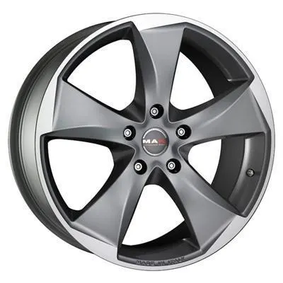 Диски MAK Raptor 5 8.5x20 5*127 ET35 DIA71.6 Graphite Mirror Face Литой