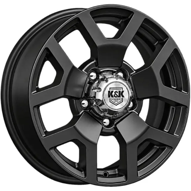 Диски K&K Намиб 7x18 5*139.7 ET35 DIA108.6 Черный Матовый Литой