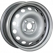 Диски Trebl 52A49A 5x13 4*100 ET49 DIA56.6 Silver Штампованный