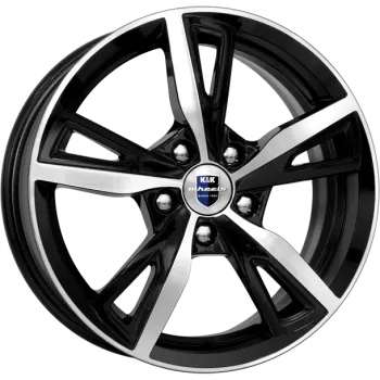 Диски K&K Фишт 6.5x16 5*100 ET48 DIA56.1 Алмаз черный Литой