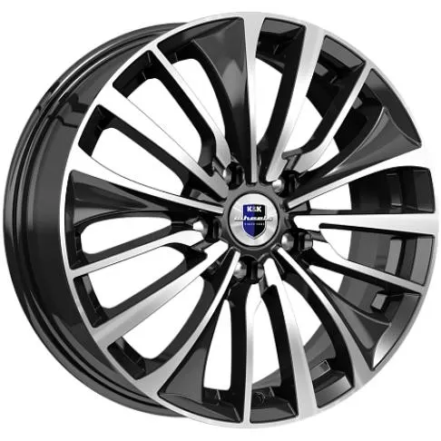 Диски Скад Flanker 6.5x17 5*114.3 ET50 DIA67.1 Алмаз черный Литой