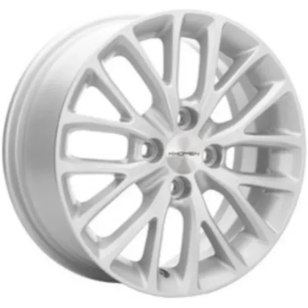 Диски  Khomen KHW 1506 6x15 4*100 ET46 DIA54.1 F-Silver Литой купить 