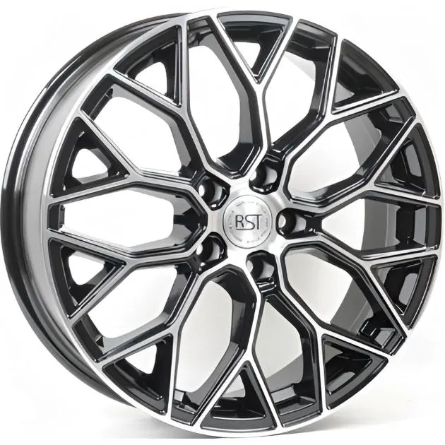 Диски RST R198 6.5x18 5*114.3 ET45 DIA66.6 BKFP Литой
