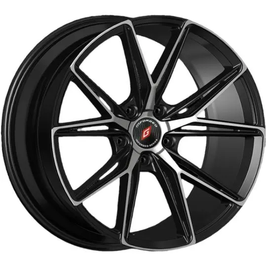 Диски Inforged IFG49 8x18 5*112 ET40 DIA57.1 Black Machined Литой