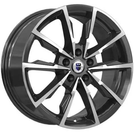 Диски K&K Меренге 7.5x17 5*110 ET38 DIA67.1 Алмаз черный Литой