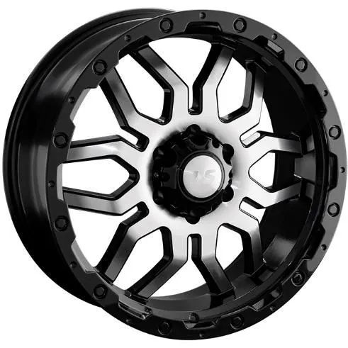 Диски LS 1285 8x17 6*139.7 ET10 DIA110.5 BKF Литой