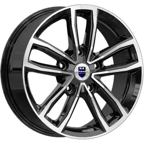 Диски K&K Каланг 6.5x17 5*139.7 ET40 DIA98.1 Алмаз черный Литой