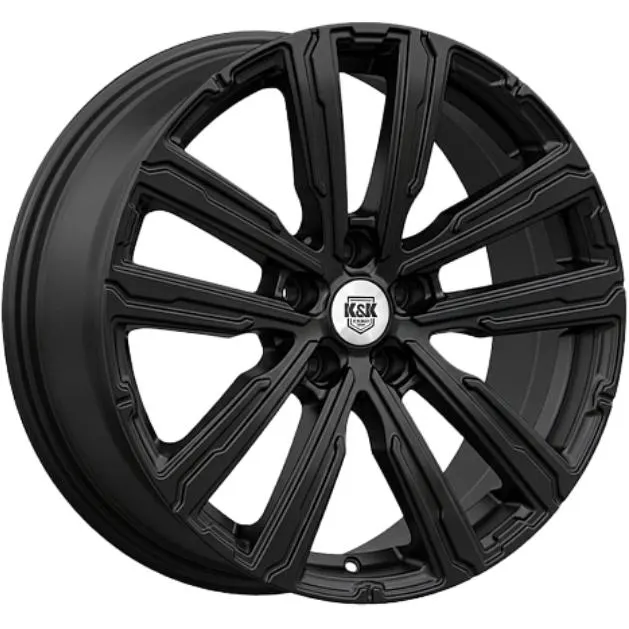 Диски K&K Аламер 7.5x18 5*112 ET45.5 DIA66.6 Черный Матовый Литой