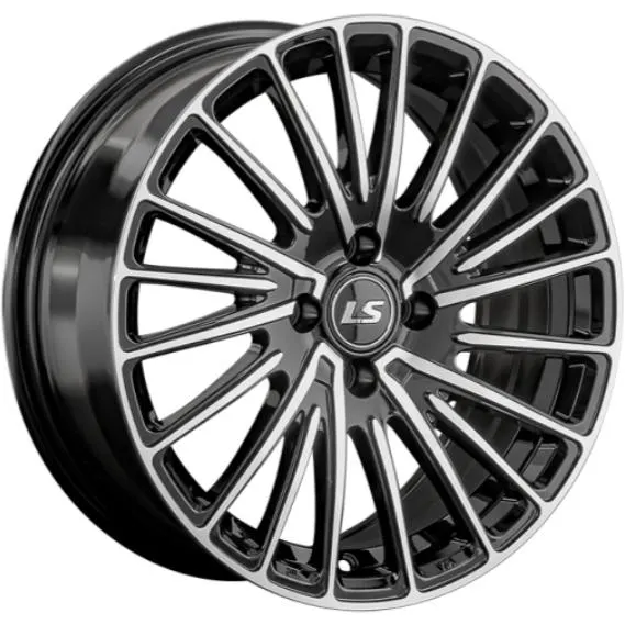 Диски LS 1356 7.5x17 5*108 ET50 DIA63.3 BKF Литой