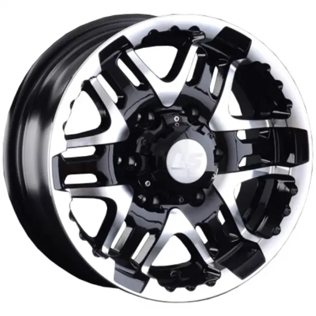 Диски LS 894 8x16 6*139.7 ET0 DIA106.1 BKF Литой