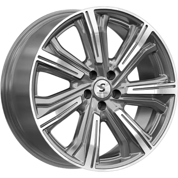 Диски Скад Kleemann 8.5x20 5*120 ET43 DIA65.1 Diamond gloss graphite Литой