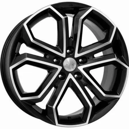 Диски K&K Пандора 8.5x19 5*112 ET60 DIA66.6 Алмаз черный Литой