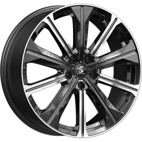 Диски Скад КР013 7x19 5*112 ET34 DIA66.6 Алмаз черный Литой