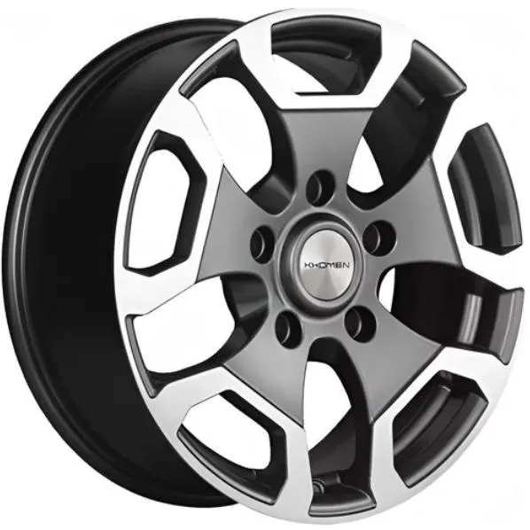 Диски Khomen KHW 1725 6.5x17 5*139.7 ET35 DIA98.5 Gray-FP Литой