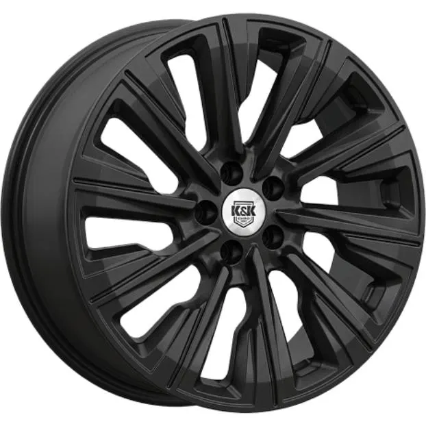 Диски K&K Галего 7.5x19 5*114.3 ET35 DIA60.1 Черный Матовый Литой