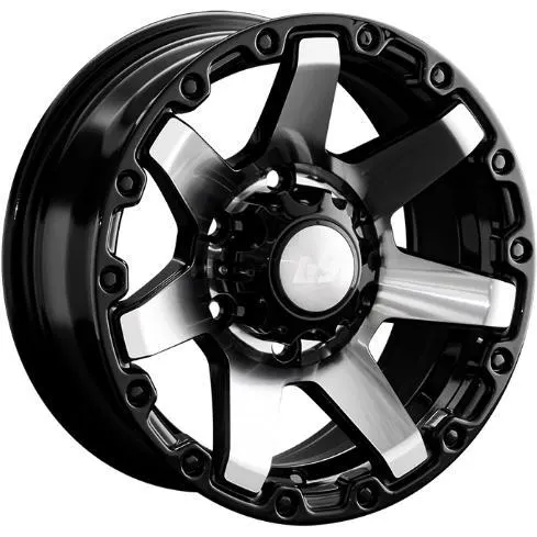 Диски LS 873 7x15 6*139.7 ET10 DIA106.1 BKF Литой