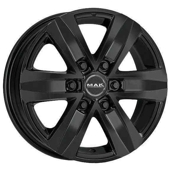 Диски MAK Stone 6 8x18 6*130 ET53 DIA84.1 Gloss Black Литой