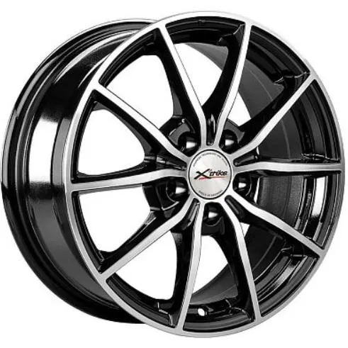 Диски X'trike X-111 6.5x15 5*108 ET43 DIA63.3 BKFP Литой