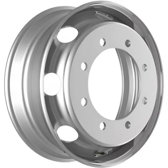 Диски Accuride 8/275/221/136 6.75x19.5 8*275 ET136 DIA221 Silver Штампованный