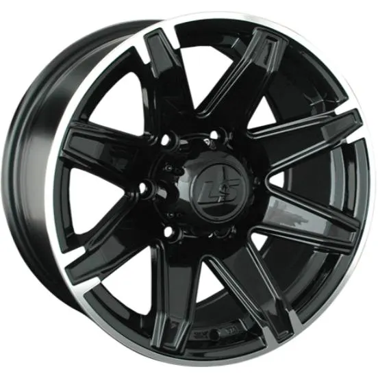 Диски LS 763 8x17 6*139.7 ET10 DIA107.6 BKL Литой