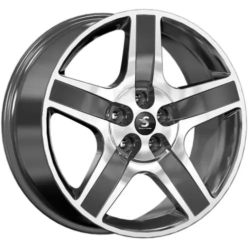 Диски K&K KP008 8.5x20 5*114.3 ET47 DIA67.1 Diamond black gris Литой