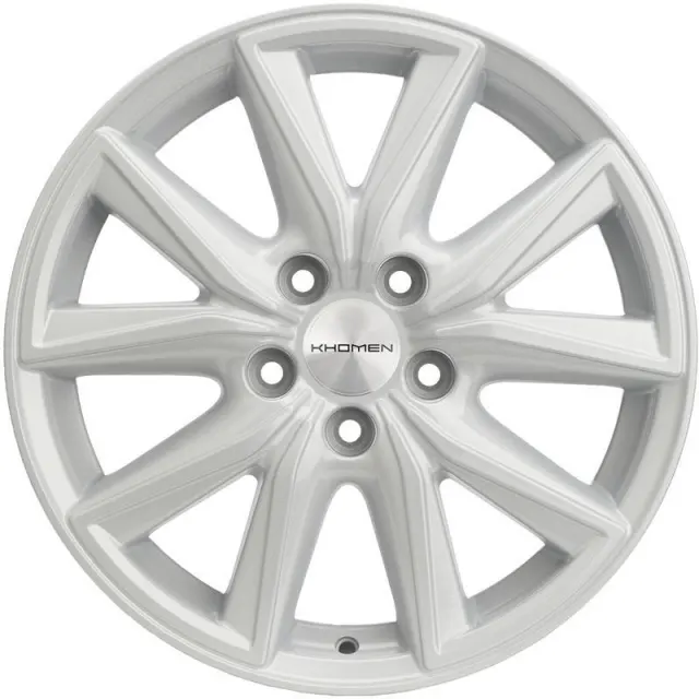 Диски Khomen KHW 1706 7x17 5*114.3 ET53 DIA67.1 F-Silver Литой