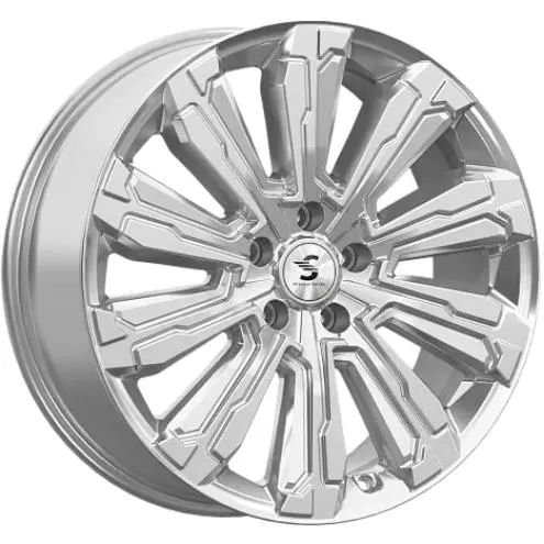 Диски Скад Humber 8x20 5*114.3 ET40 DIA64.1 Elite silver Литой