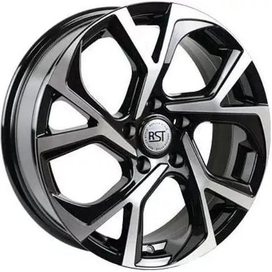 Диски RST R087 6.5x17 5*114.3 ET45 DIA60.1 BKFP Литой