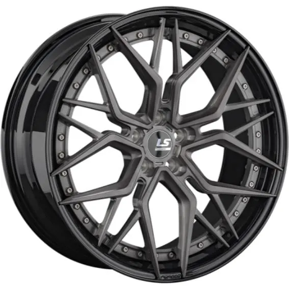 Диски LS Forged FG35 10.5x21 5*112 ET43 DIA66.6 ALBRSD-GM/BK Кованый